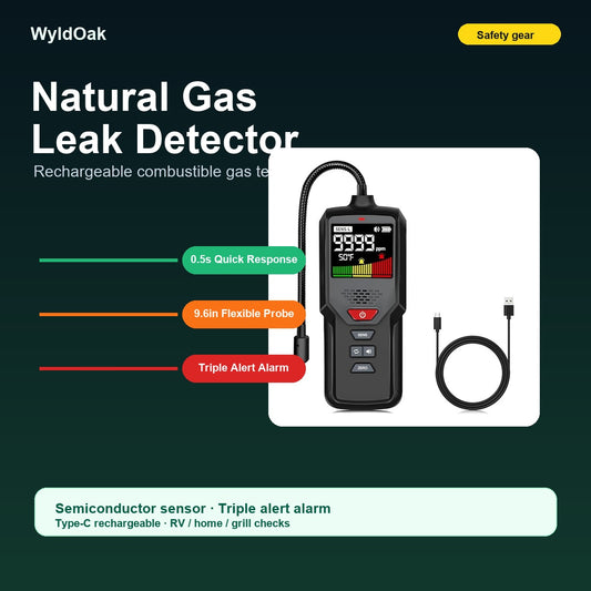 WyldOak natural gas leak detector product feature image